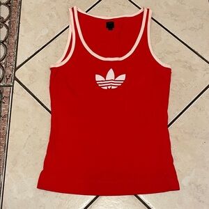 Adidas Women's Red tank top size 38
